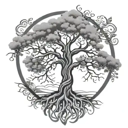 Tree Of Life With Roots