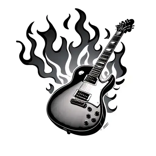 Guitar On Fire