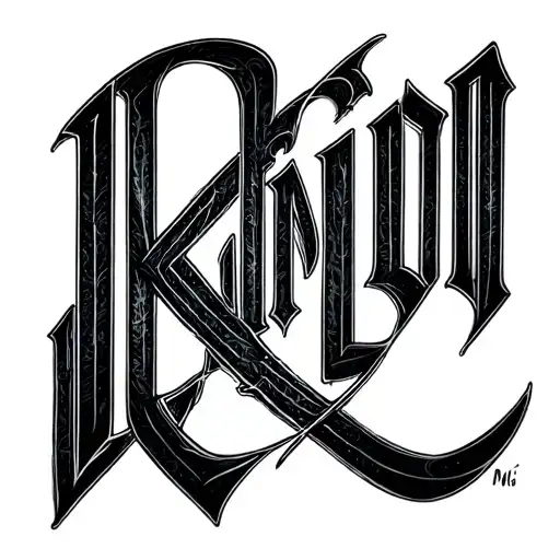 Remington Name Written In Elegant Script