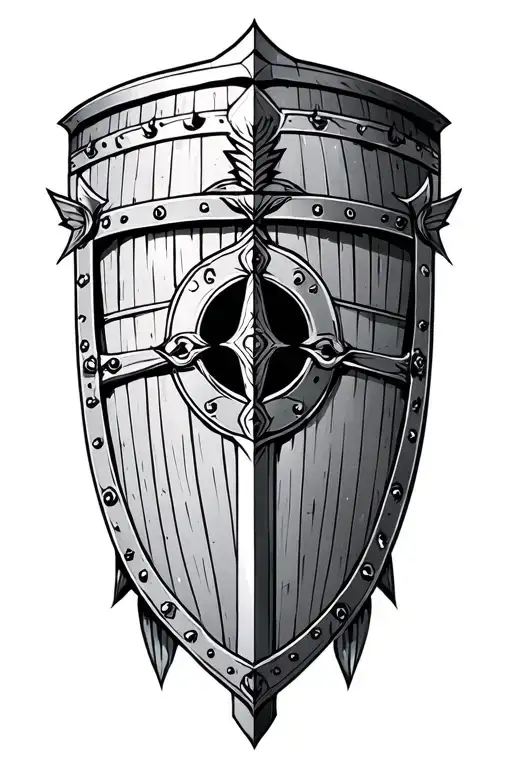 Saber Round Shield Yurt