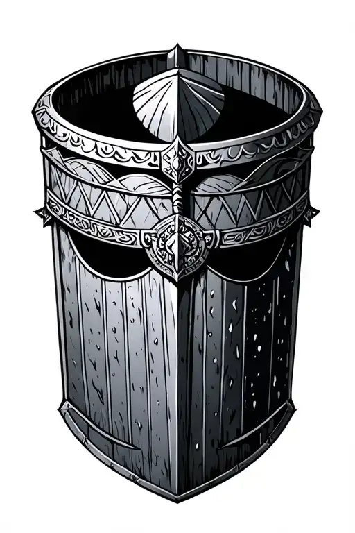 Saber Round Shield Yurt