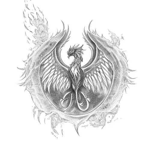 Phoenix Rising From The Ashes