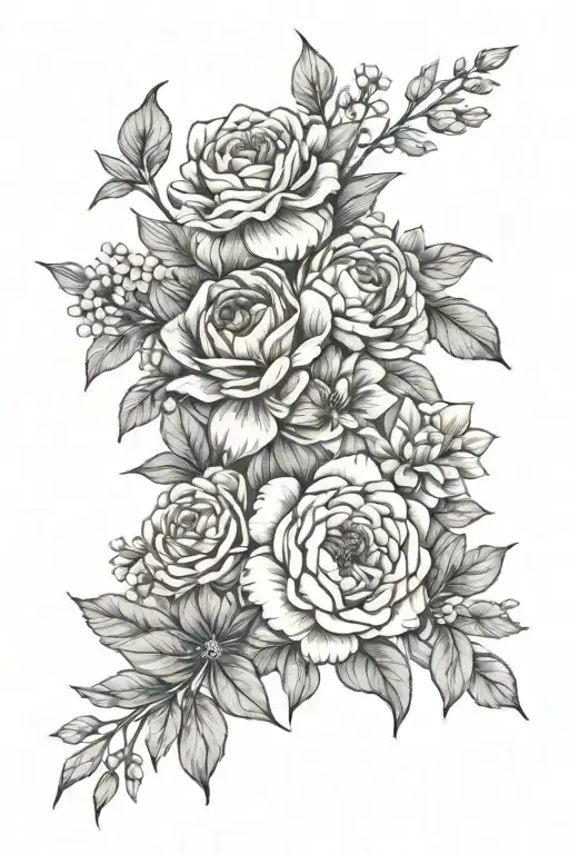 Birth Flower Bouquet