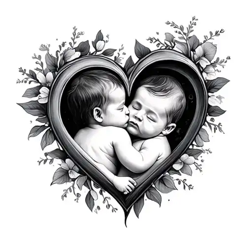 A Heart With A Baby Inside