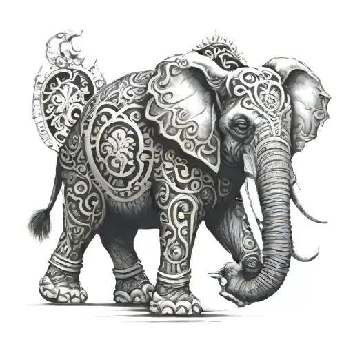 Female Elephant Warhammer Style