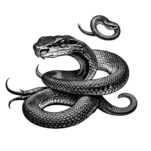 Snake With Scortpion