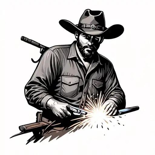 Western Cowboy Welder