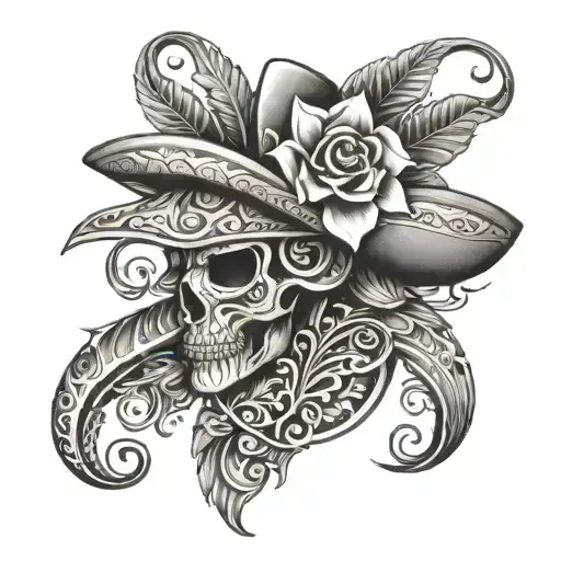 Mexican Shoulder Tattoo For Men