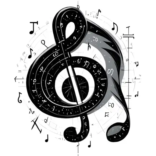 Mathematics With Music Symbols Incorporated
