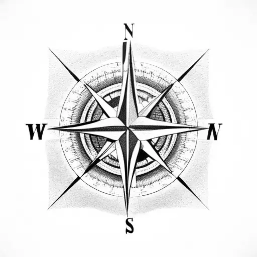 Compass Facing North