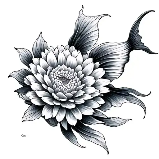 Chrysanthemum Koi Fish