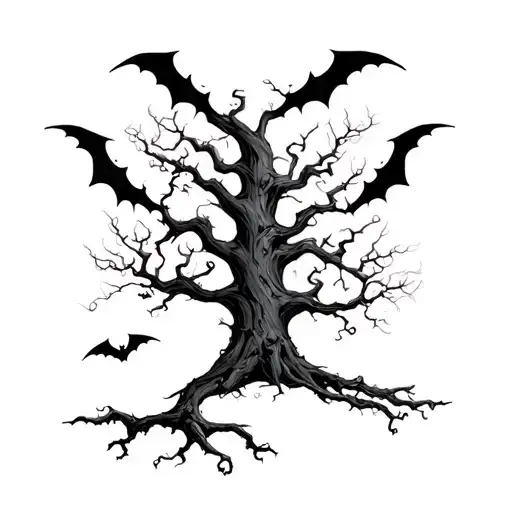 Poison Tree With Bats