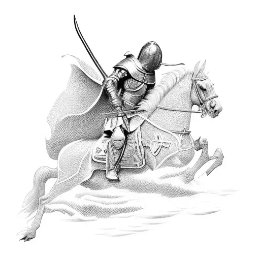 Saint George Reflected In Ogun's Sword