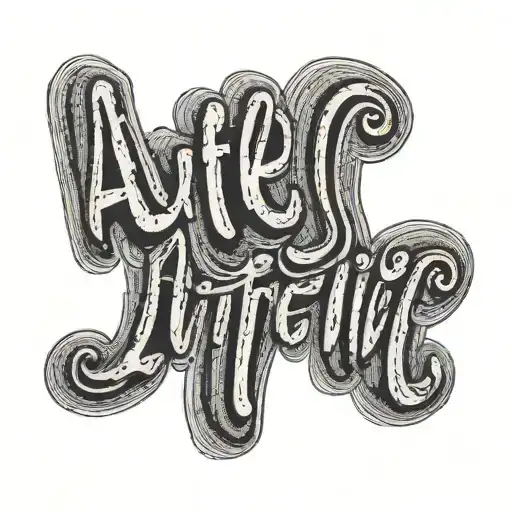 The Word 'Authentic' Written To Look Like A Finger Print