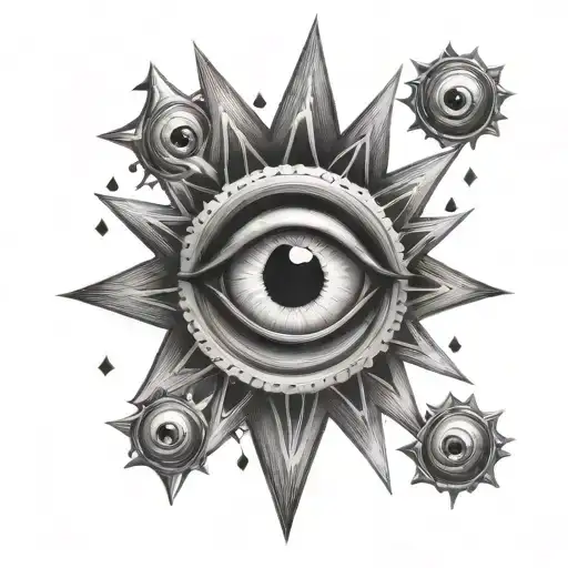 10 Evil Eyes Look At 2 Small Stars