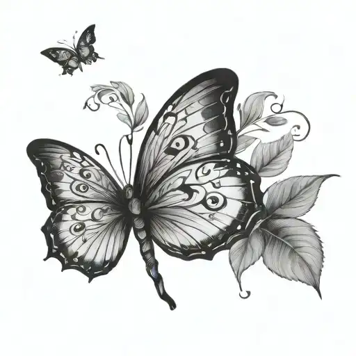 Butterfly Leaf Heart