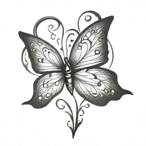 Butterfly Leaf Heart