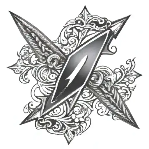 Simple Arrow Tattoo Design