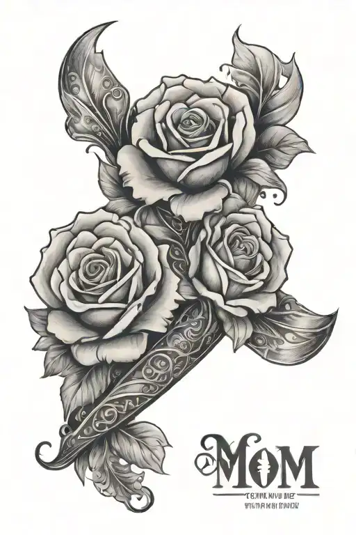 A Beautiful Arm Sleeve About Mom Tribute