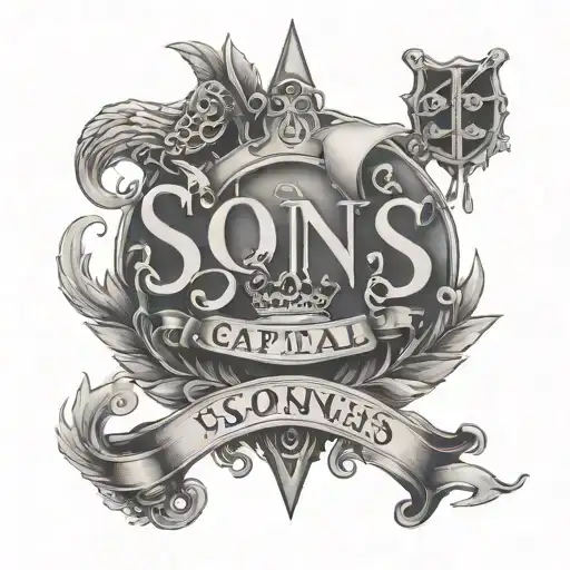The Word Sons In Capitals