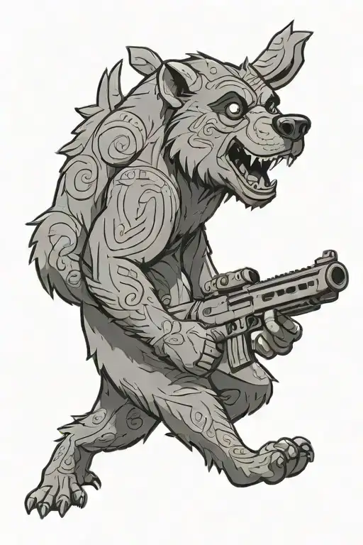 Baloo From Jungle Book Shooting A Golden Scar From Fortnite