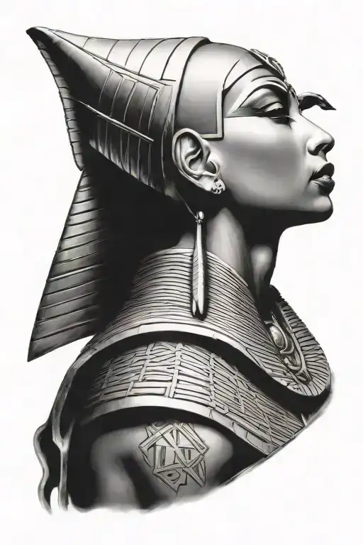 Egyptian Pharao Portrait