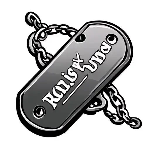 Dad Military Dog Tags