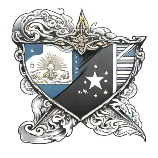 Filipino And El Salvador Flag