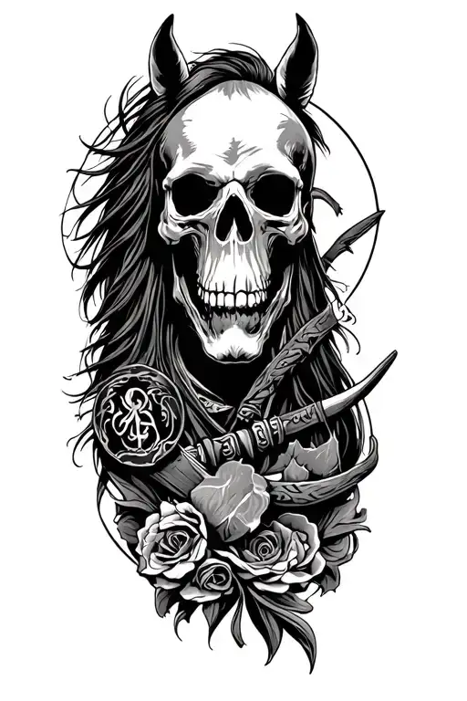 Death Horseman Old School