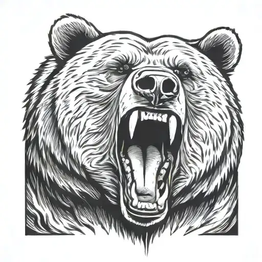 Bear Open Mouth