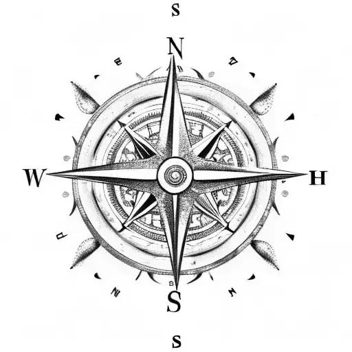 Beach Compass Roses