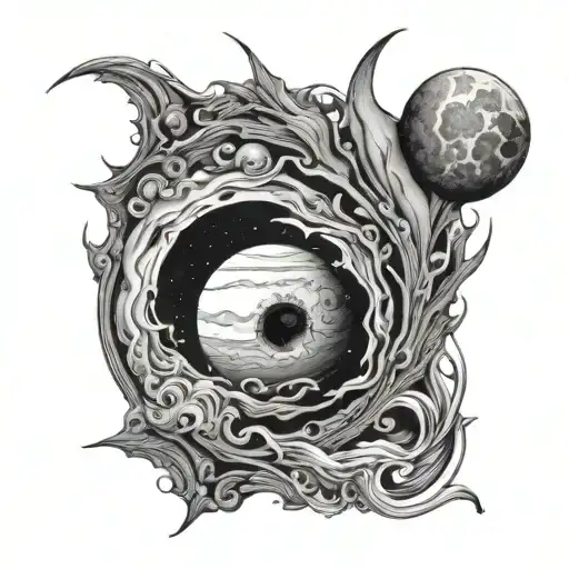 Jupiter Moon Black Hole