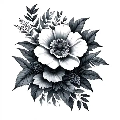 Flowers And Nature Scene