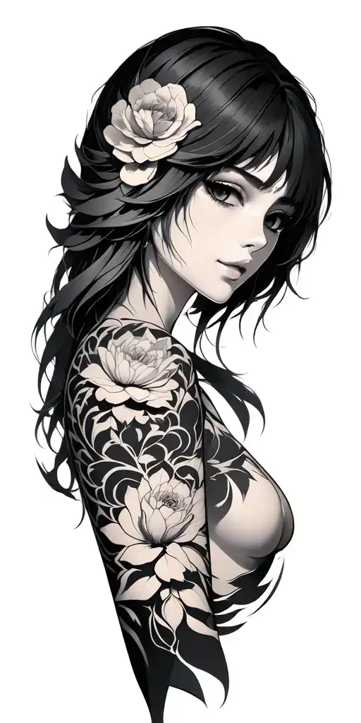 One Peice Anime Inspired Sleeve