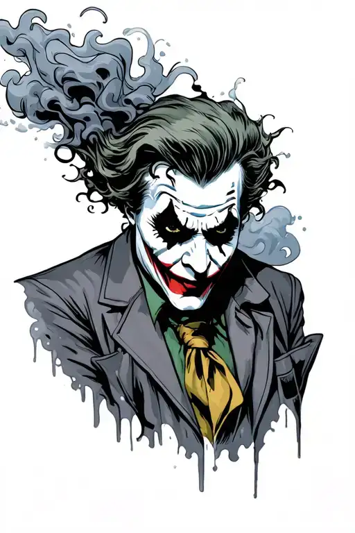 The Comic Book Joker With Hair That Turns Into Smoke