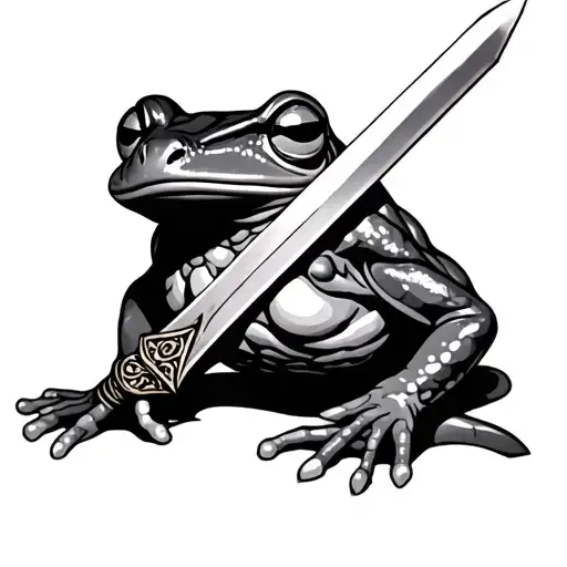 Frog With Sword
