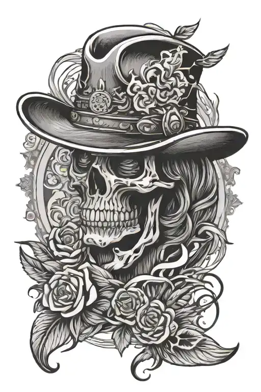Western Style Tattoo Design