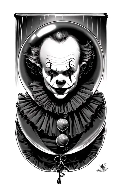 Pennywise Inside Of A Balloon