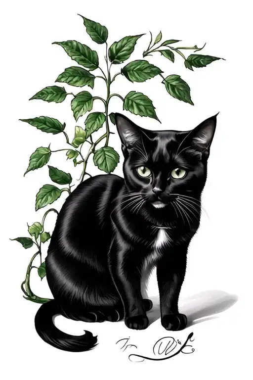 Black Cat And Poison Ivy