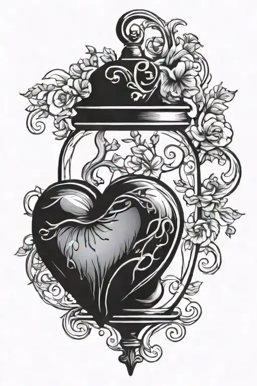Broken Heart Under Bell Jar