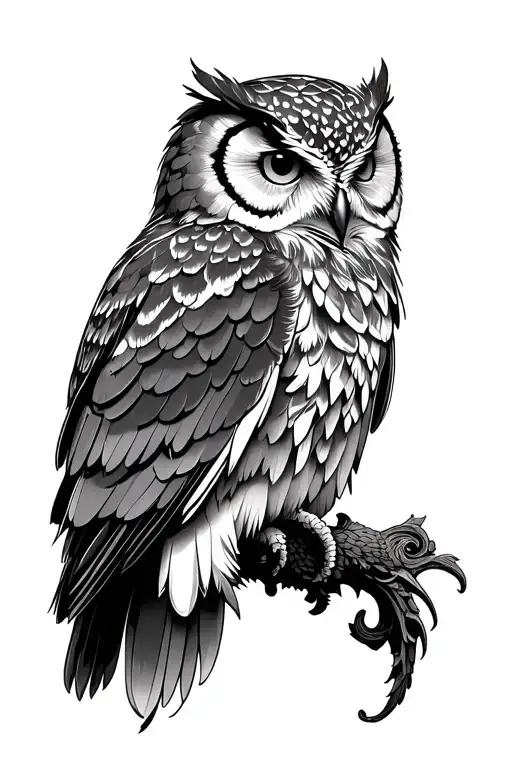 Ornamental Owl Wings