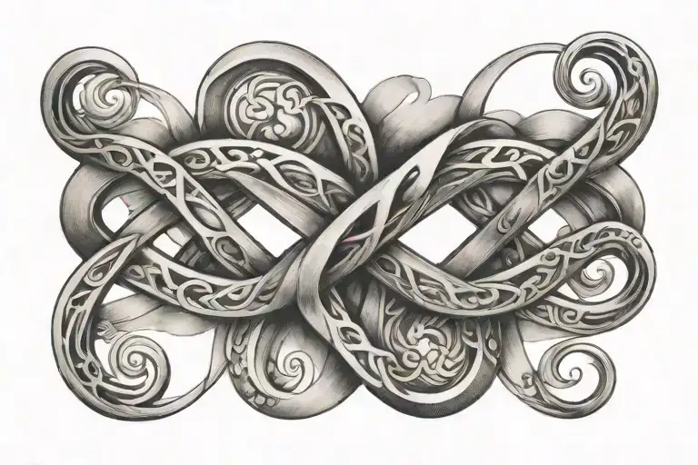 Infinity Symbol Intertwined