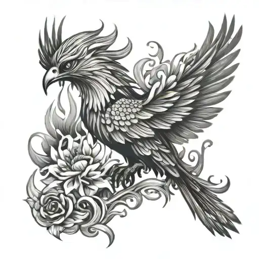 Phoenix Tattoo Daintiness