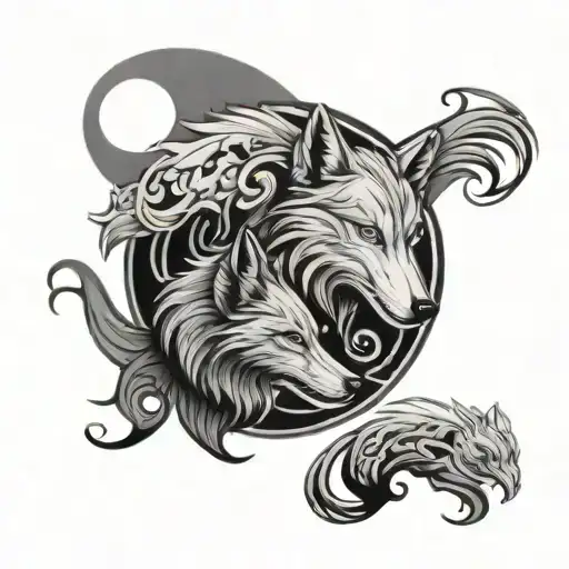 Yin Yang Wolf