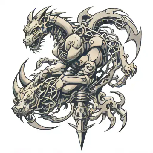 Fullmetal Alchemist Ourobourous With 1St Law Of Thermodynamcs Engraved In Dragon