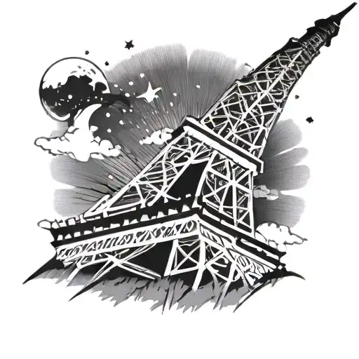 Tokyo Tower With Star On Top