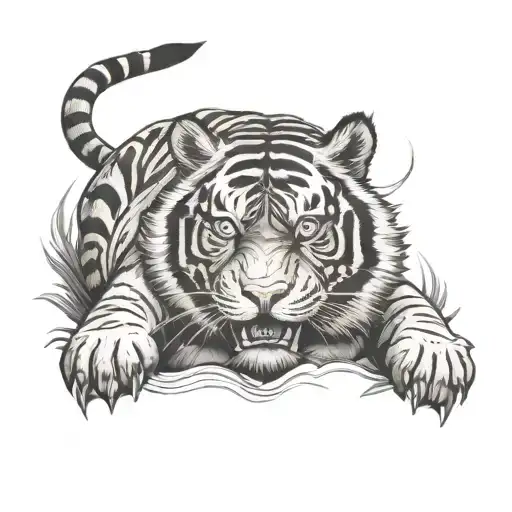 Japanese Tiger Sleeve