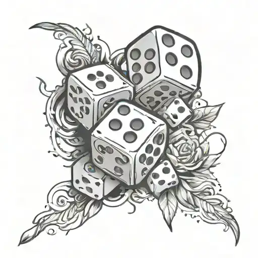 Dice And Infinit Line