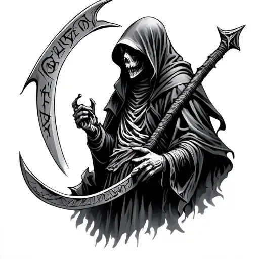 Grim Reaper Runic Scythe