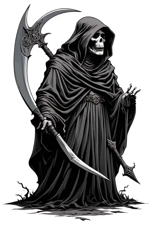 Grim Reaper Runic Scythe